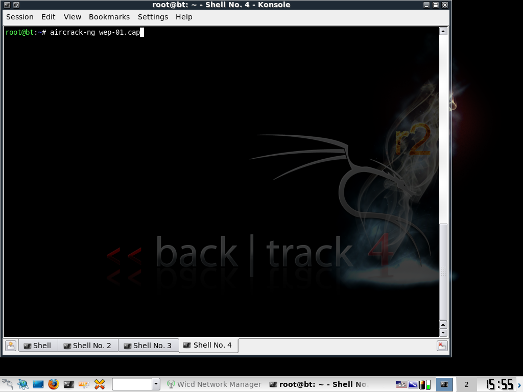 Aircrack-ng cracking the WEP key